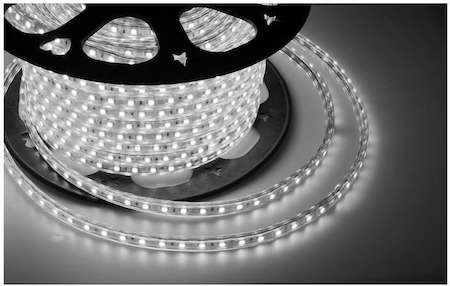 Neon-Night Лента светодиодная SMD3528 10х7мм 60LED/м 4.8Вт/м 220В IP67 бел. (уп.100м) NEON-NIGHT 142-605