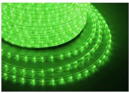 Neon-Night Шнур светодиодный Дюралайт чейзинг круглый 13мм зел. 2.4Вт/м 220В IP54 (уп.100 м) NEON-NIGHT 121-324