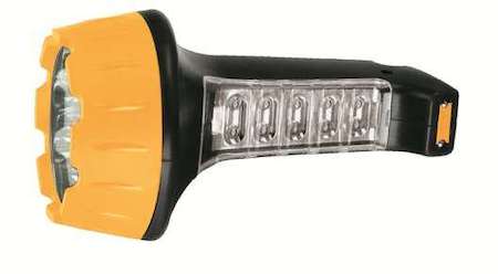 Фонарь LED 3819 (аккум. 220В черн./жел. 15+10 LED 2 режима SLA пласт. коробка) Ultraflash 10974