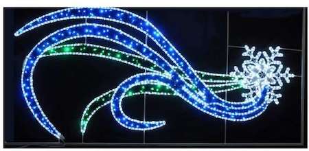 Neon-Night Фигура "Снежинка вертикальная" 1.2х2.5м NEON-NIGHT 503-109