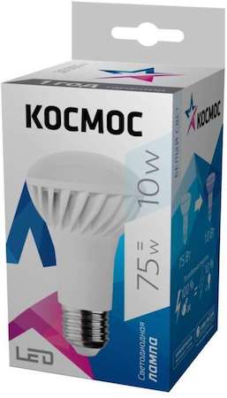 КОСМОС Лампа светодиодная R63 10Вт 220В E27 4500К Космос Lksm_LED10wR63E2745