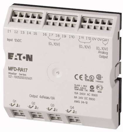 Модуль ввода-вывода MFD-RA17 24VDC для MFD-CP8/CP10 EATON 265364