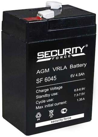 Аккумулятор 6В 4.5А.ч Security Force SF 6045