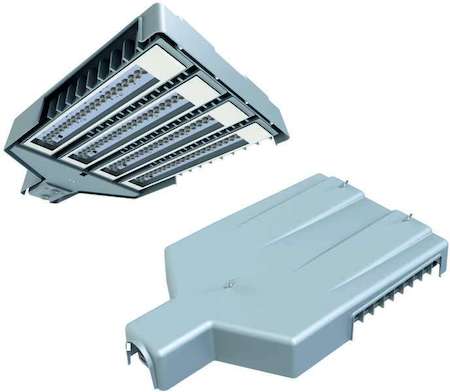 Светильник светодиодный LAD LED R320-4-MG-50 220Вт 5000К IP65 230В КСС типа "Ш" консольное крепление LADesign LADLED4МG50K