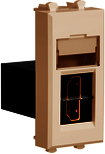 ДКС 4405251 HDMI розетка модульная, тип А-А, "Avanti", "Ванильная дымка", 1 модуль