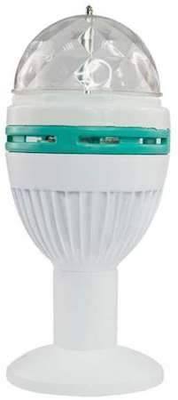 Фото Лампа светодиодная "Диско" 6Вт шар E27 220В многоцв. с подставкой IP20 Neon-Night 601-251