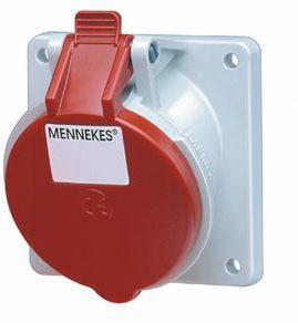 MENNEKES Розетка скрыт. уст. 32А 400В 3P+E IP44 косая 20гр Mennekes 3136