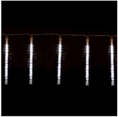 Neon-Night Электроукрашение "Тающая сосулька" 4х14LED 0.5м 24В IP20 бел.; черн. провод NEON-NIGHT 256-317-6