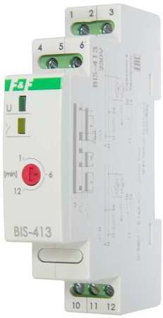 Евроавтоматика F&F Реле импульсное BIS-413 (с встроенным таймером; монтаж на DIN-рейке 230В 16А 1P IP20) F&F EA01.005.003