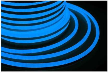 Neon-Night Шнур светодиодный гибкий неон LED NEON FLEX 12х26мм 80LED/м 4Вт/м 220В IP54 син. (уп.50м) NEON-NIGHT 131-013