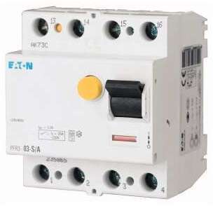 Реле контроля токов утечки 4п 0.3А (АС/DC) 5кА защита ПЧ PFR3-03-U EATON 235869