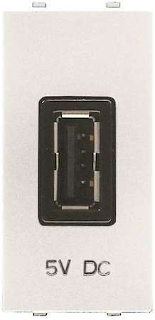 Механизм USB зарядного устройства 1М 750мА Zenit бел. ABB 2CLA218500N1101