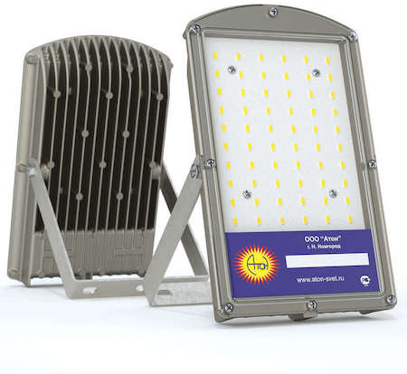 Прожектор LLP01-025-W120-220VAC-IP65 "Turtle" LED 25Вт IP65 4700К 120град. АТОН LLP01025W120220VACIP65