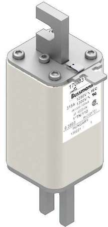 Предохранитель быстрый 315А 1250В 1-TN/110 AR CU EATON 170M3196