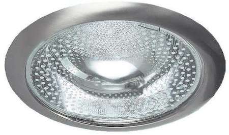 ITALMAC Светильник Downlight 226 03 06 круглый встраиваемый для компакт. люм. лампы 2х26Вт E27 со стеклом никель ИТАЛМАК IT8145