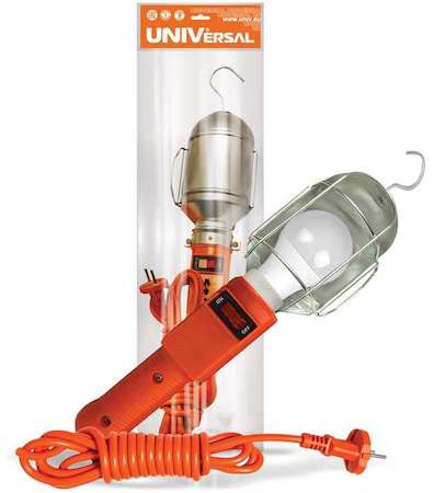 Universal Светильник переносной ПВС 2х0.75 с выкл. 15м 220В UNIVersal 966U-0115