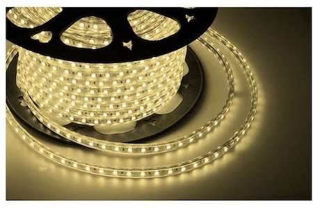 Neon-Night Лента светодиодная SMD3528 10х7мм 60LED/м 4.8Вт/м 220В IP67 тепл. бел. (уп.100м) NEON-NIGHT 142-606