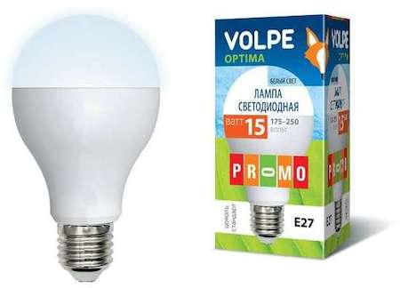 Volpe Лампа светодиодная LED-A65-15W/NW E27 VOLPE UL-00000186