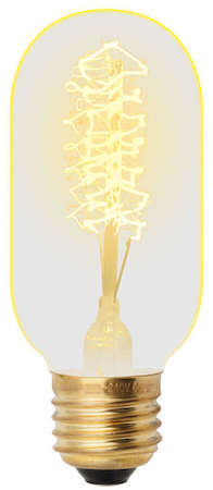 Фото Лампа накаливания декоративная ЛОН 40 вт 250 Лм Е27 Vintage IL-V-L45A-40/GOLDEN/E27 CW01 Uniel