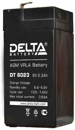 Аккумулятор 6В 2.3А.ч Delta DT 6023