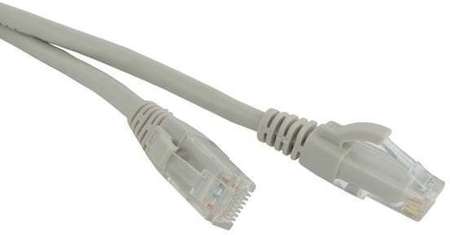 Патч-корд PC-LPM-UTP-RJ45-RJ45-C6-1M-LSZH-GY UTP кат.6 LSZH 1м сер. Hyperline 42236