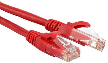 Патч-корд PC-LPM-UTP-RJ45-RJ45-C5e-2M-LSZH-RD U/UTP кат.5е LSZH 2м красн. Hyperline 229965