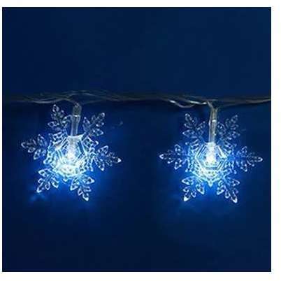 Гирлянда светодиодная «Снежинки-1» ULD-S0700-050/DTA WHITE IP20 SNOWFLAKES-1 с контроллером 50LED (дл.7м) Uniel 7930