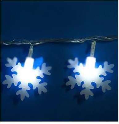 Гирлянда светодиодная «Снежинки-2» ULD-S0700-050/DTA WHITE IP20 SNOWFLAKES-2 с контроллером 50LED (дл.7м) Uniel7935