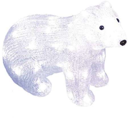 Гирлянда светодиодная "Белый медведь-4" ULD-M3125-040/STA WHITE IP20 WHITE BEAR-4 40LED 31х15х25см IP20 бел. Uniel 11037