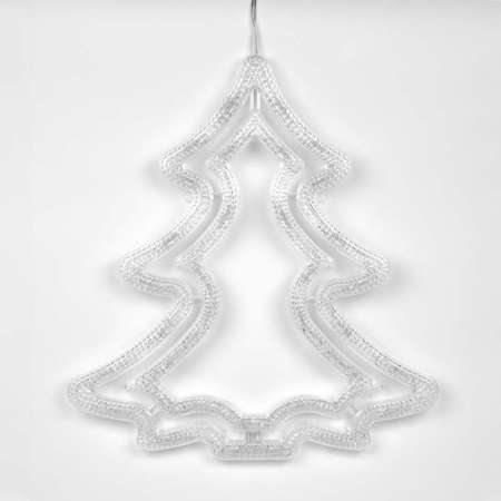 Uniel Гирлянда светодиодная "елочка" ULD-H3543-070/STA WHITE IP20 XMAS TREE 70led 35х43см бел. свет UNIEL UL-00001405