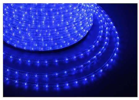 Neon-Night Шнур светодиодный дюралайт эффект мерцания круглый 13мм 2.4Вт/м 220В IP54 син. (уп.100м) NEON-NIGHT 121-253
