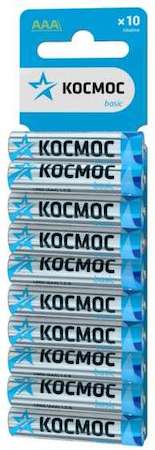 Элемент питания алкалиновый LR03 10хBL КОСМОС KOCLR0310BL