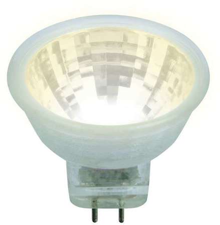 Лампа светодиодная LED-MR11-3W/WW/GU4/220V GLZ21TR 220В прозр. свет теплый бел. 3000К упак. картон Uniel UL-00001702
