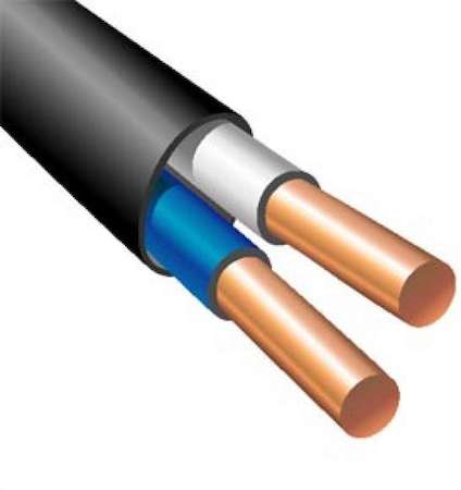 478636А Кабель ВВГ-П 2х1.5 Б (бухта 100м) (м) Магна