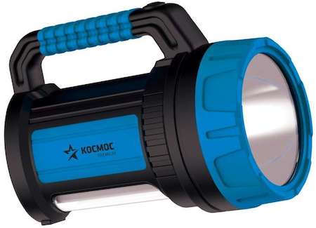 Фонарь светодиодный аккум. KOSMOS premium 7W LED зарядное устройство 220/12В USB зарядка телефона КОСМОС KOSACCU9107WUSB