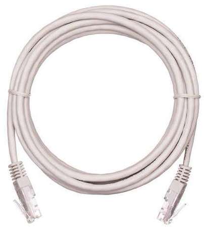 Патч-корд U/UTP 5е RJ45/8P8C 4 пары PVC мж обмедн. 1м сер. NETLAN EC-PC4UD55B-010-GY-10