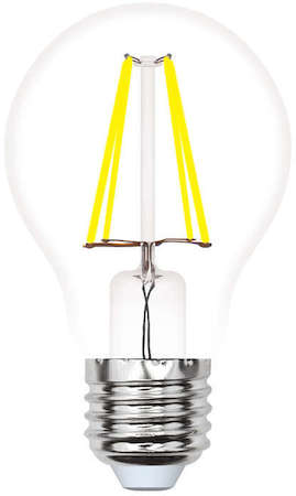 Лампа светодиодная LED-A60-7W/WW/E27/CL/MB грушевидная GLM10TR форма "А" прозр. Multibright свет теплый бел. 3000К 100-50-10 упак. картон Uniel UL-00002366