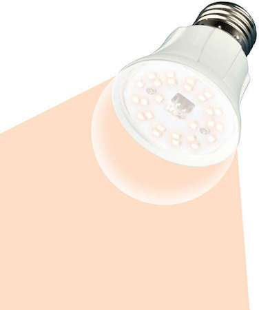 Лампа светодиодная для растений LED-A60-10W/SPFR/E27/CL грушевидная PLP01WH форма "A" прозрачная колба картон Uniel UL-00001820