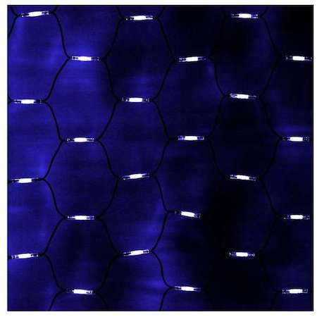 Neon-Night Гирлянда сеть Чейзинг LED 2х1.5м 288LED бел/син 18Вт 220В IP54 провод черн. каучук NEON-NIGHT 217-113