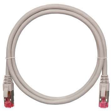 Патч-корд S/FTP 4 пары кат.6a (класс Ea) 500МГц 2хRJ45/8P8C BC (чистая медь) 26AWG (7х0.165мм) LSZH нг(А)-HFLTx сер. 5м NIKOMAX NMC-PC4SA55B-050-C-GY