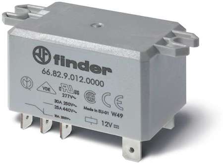 Finder Реле силовое электромеханич. монтаж в наконечники 2CO 30А AgCdO 24В DC RTII FINDER 668290240000