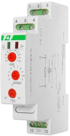 Евроавтоматика F&F Реле тока PR-611-03 (180-360А ; регулир. задержка отключ.; с выносным ТТ в комплекте 1 модуль; монтаж на DIN-рейке) F&F EA03.004.015