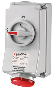 MENNEKES Розетка наруж. уст. Duo 16А 3P+E+N IP44 с мех. блок Mennekes 5103A