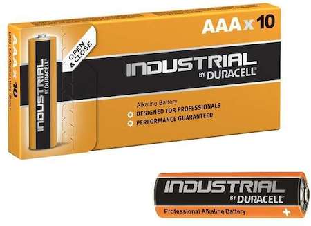 Элемент питания алкалиновый Industrial LR03 (карт. коробка 10шт) Duracell Б0032840