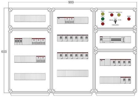 Щит управления электрообогревом HR 18х1700 D850 (с терморег.) ПСО DEVIbox DBR010