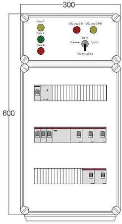 Щит управления электрообогревом HR 5х2800 D330 (с терморег. и датч. темп.) ПСО DEVIbox DBR125
