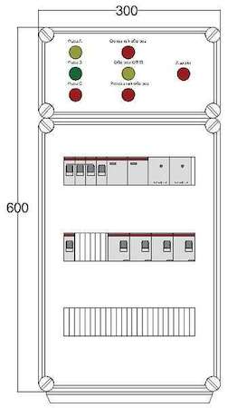 Щит управления электрообогревом FHR 2х1700 D330 (с терморег. и датч. темп.) ПСО DEVIbox DBFR02