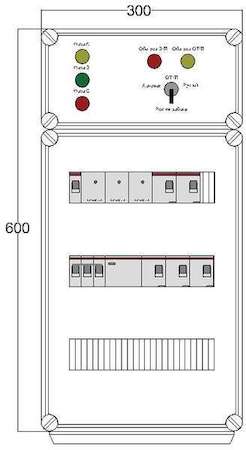 Щит управления электрообогревом HR 5х2800 3хD330 (с терморег. и датч. темп.) ПСО DEVIbox DBR157