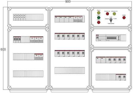 Щит управления электрообогревом HS 18х1700 D850 (с терморег.) ПСО DEVIbox DBS010