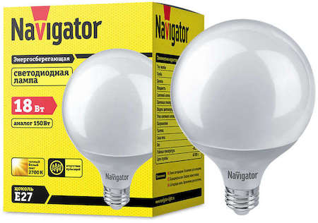 Лампа 14 164 NLL-G120-18-230-2.7K-E27 Navigator 14164